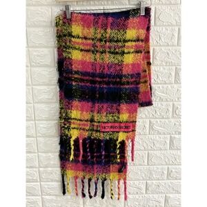 Victorias Secret‎ Multicolor Blanket Scarf Oversized 82"x 12" Warm Cozy